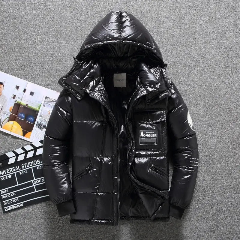 Caden – Stylish Men's Down Jacket With Hood For Winter Protection 0