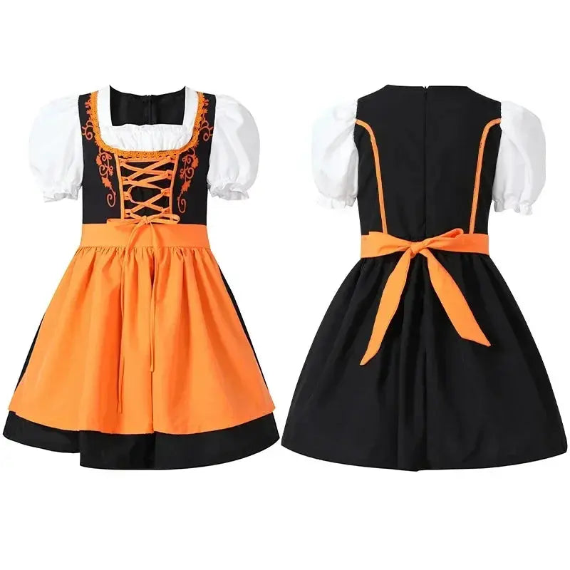 Oktoberfest Child Dirndl Dress – Authentic German Style – Comfortable Fit for Festive Celebrations – Ideal for German-Themed Parties 8