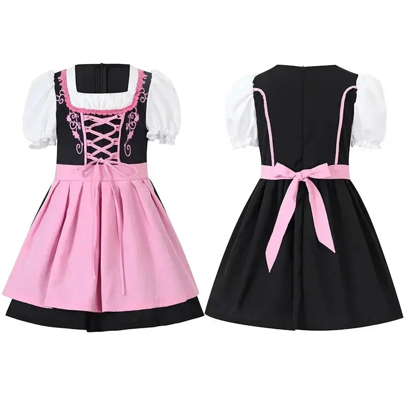 Oktoberfest Child Dirndl Dress – Authentic German Style – Comfortable Fit for Festive Celebrations – Ideal for German-Themed Parties 1