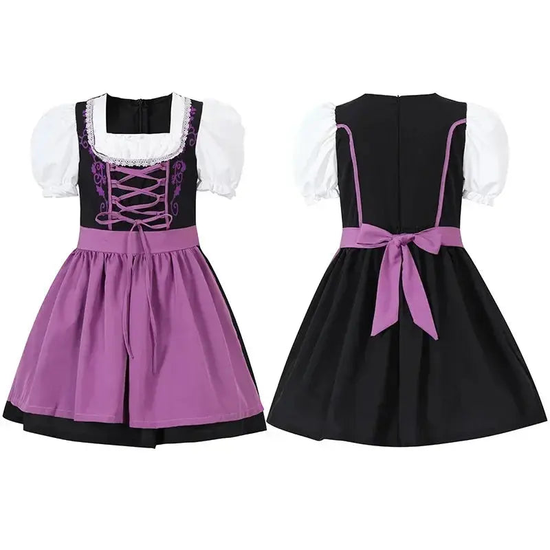 Oktoberfest Child Dirndl Dress – Authentic German Style – Comfortable Fit for Festive Celebrations – Ideal for German-Themed Parties 7