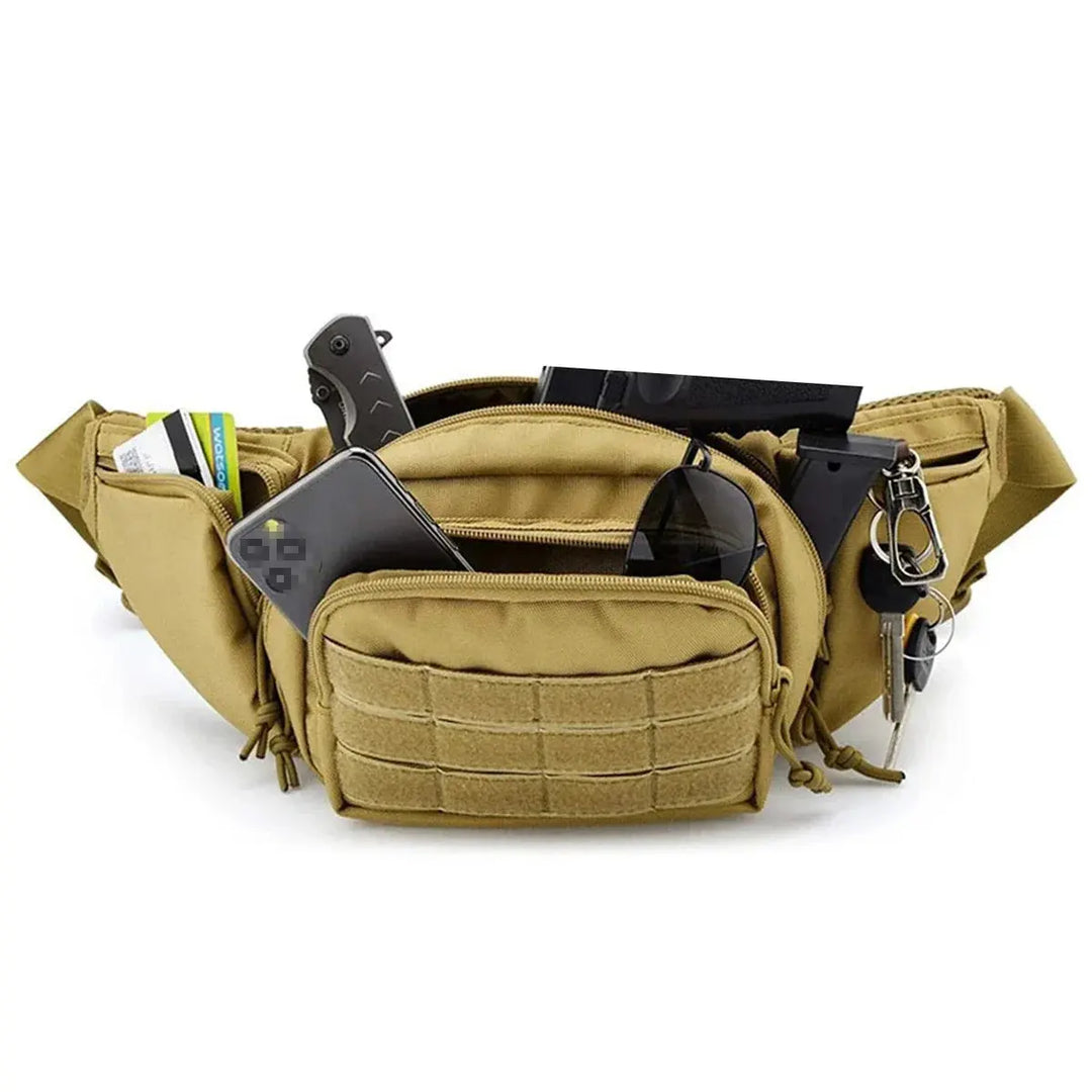 Maverick Tactical Fanny Pack – Waterproof Nylon – Adjustable Strap – Black – Spacious Design for Outdoor Adventures 2