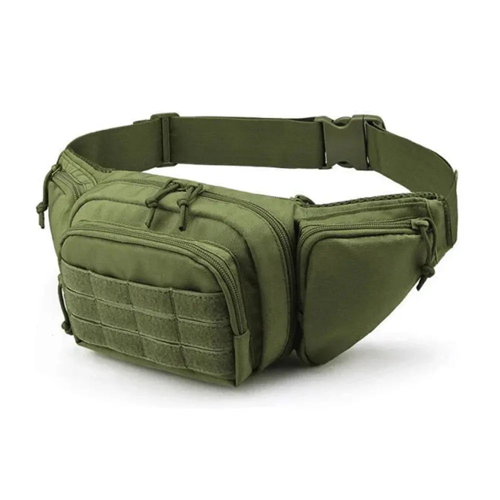 Maverick Tactical Fanny Pack – Waterproof Nylon – Adjustable Strap – Army Green – Spacious Design for Outdoor Adventures 6