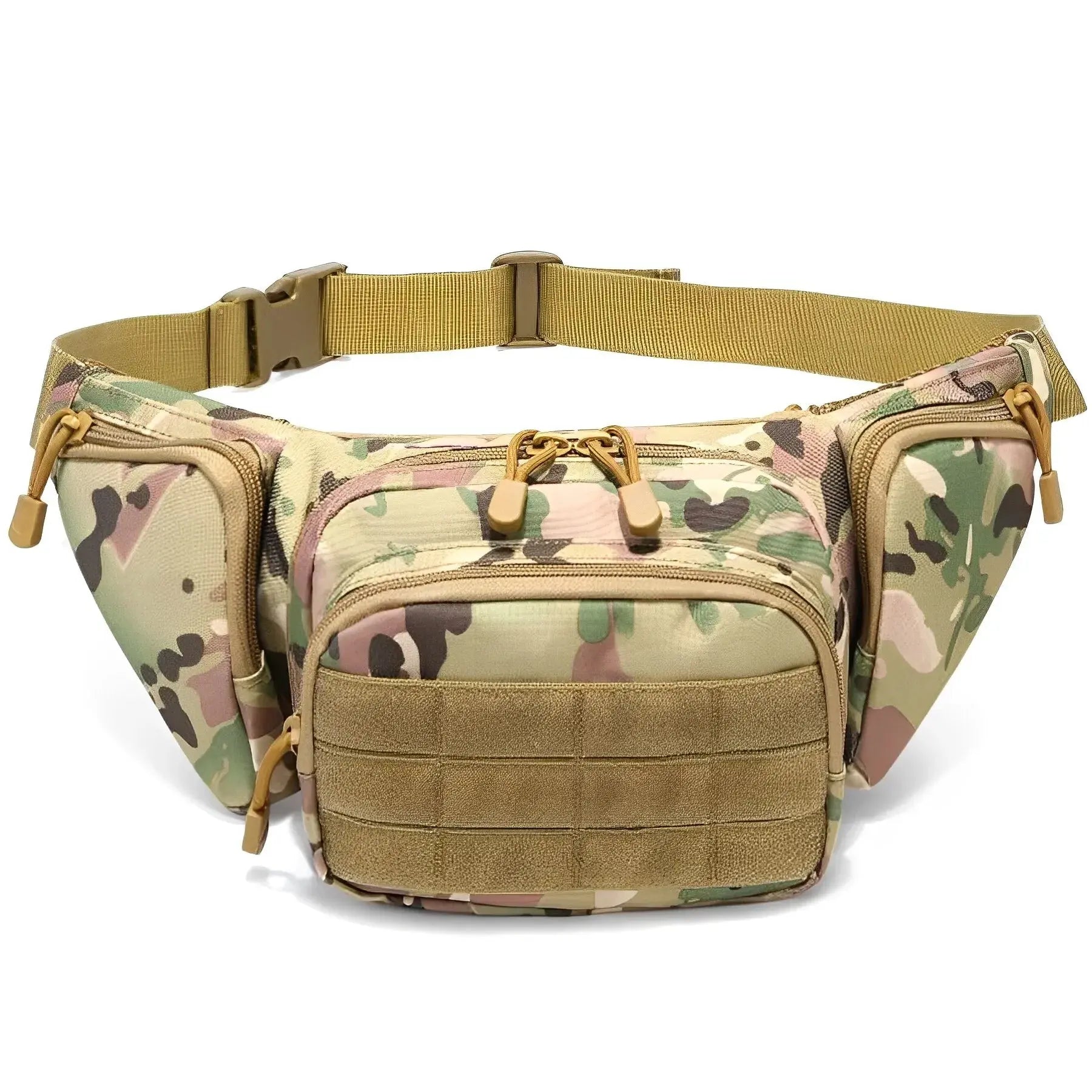 Maverick Tactical Fanny Pack – Waterproof Nylon – Adjustable Strap – Camouflage – Spacious Design for Outdoor Adventures 8