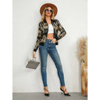 Liora – Glamorous Women's Sequin Jacket With Zipper For Festive Events 2