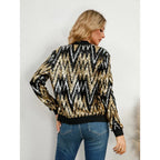 Liora – Glamorous Women's Sequin Jacket With Zipper For Festive Events 3