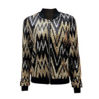 Liora – Glamorous Women's Sequin Jacket With Zipper For Festive Events 4