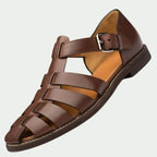 Caden - Stylish Men's Closed-Toe Fisherman Shoes With Buckled Strap For Casual Summer Outings 2