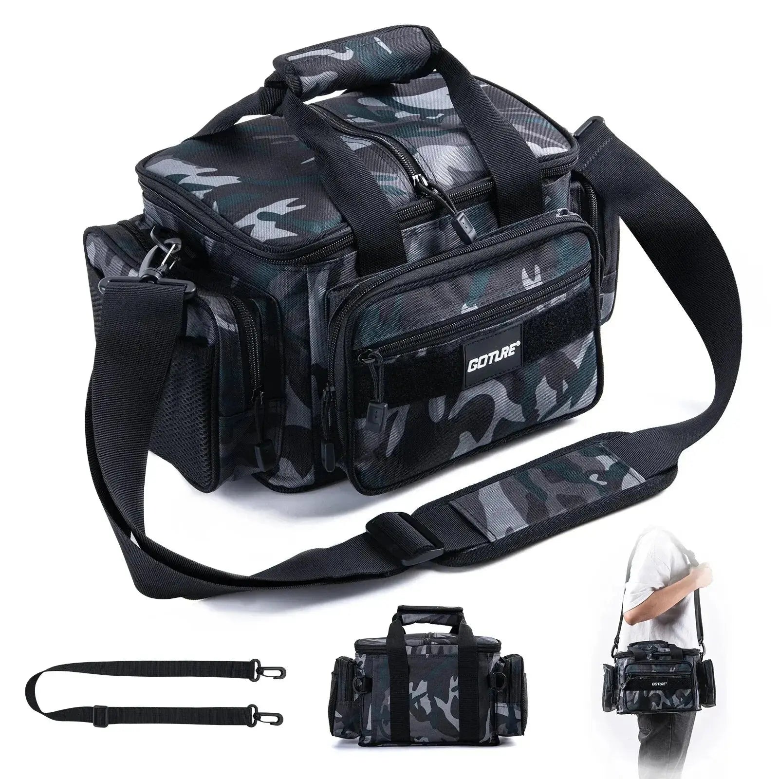 Mia – High-Capacity Fishing Tackle Backpack with Durable 600D Oxford Cloth 0