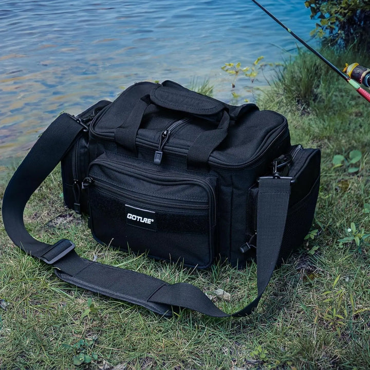 WildStride – High-Capacity Fishing Tackle Backpack with Durable 600D Oxford Cloth