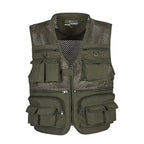 MunaWear  Fishing Vests  Liam – Lightweight Tactical Fishing Waistcoat with Multi-Pockets and Breathable Mesh Design 