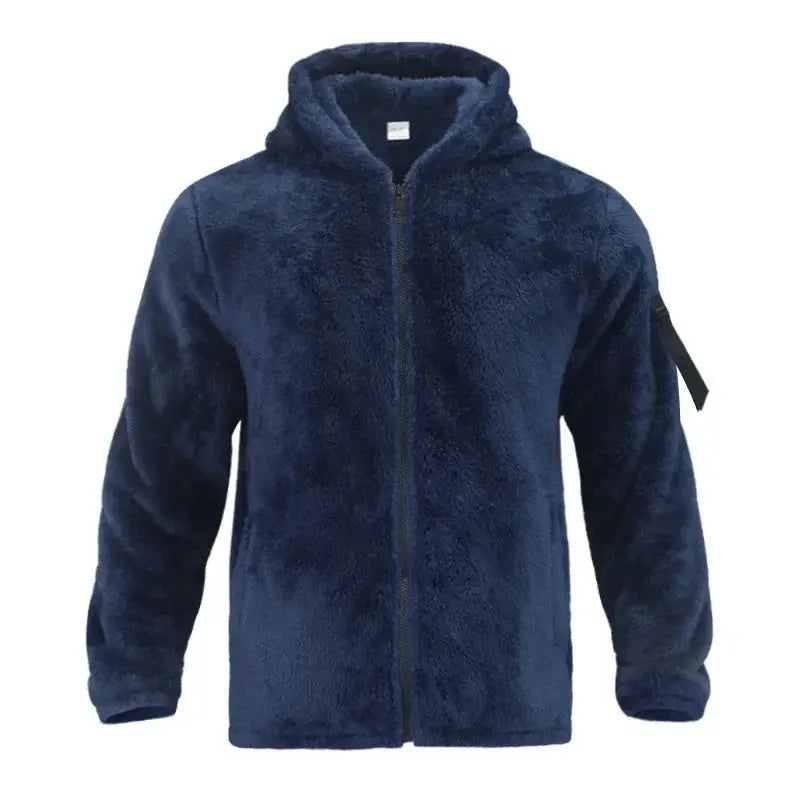 Caden – Sporty Men's Fleece Jacket With Hood For Winter Adventures 5
