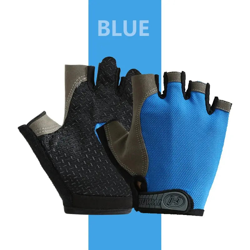 Caden - Breathable Fingerless Gym Gloves With Anti-Slip Design For Weight Lifting And Cycling 13