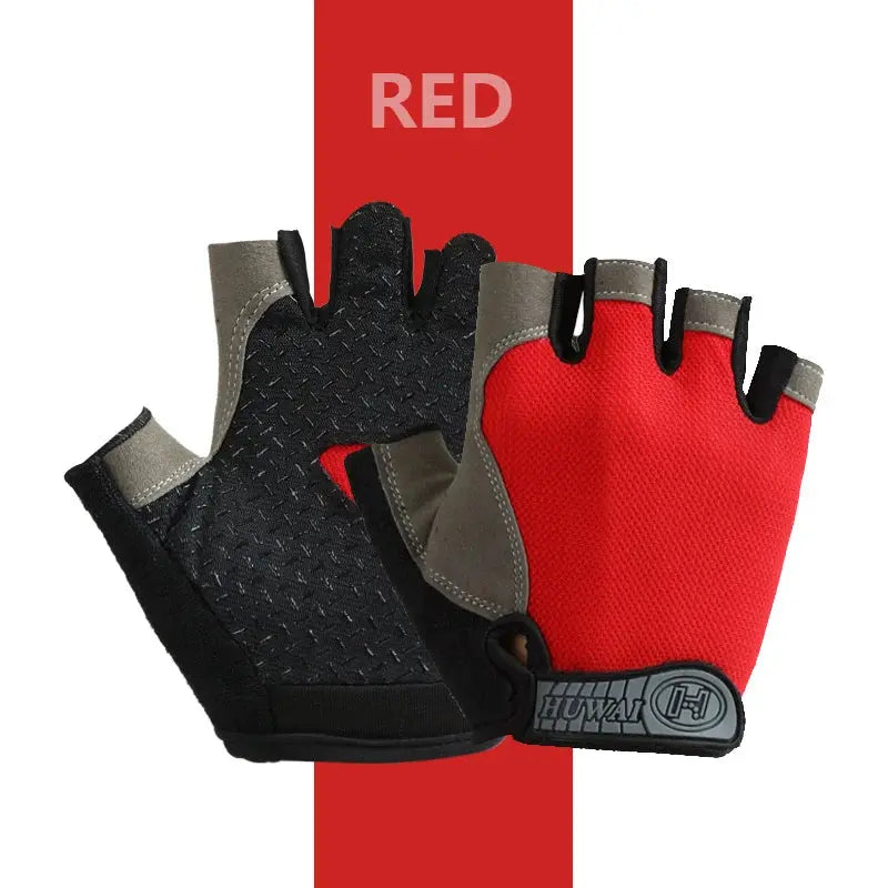 Caden - Breathable Fingerless Gym Gloves With Anti-Slip Design For Weight Lifting And Cycling 7