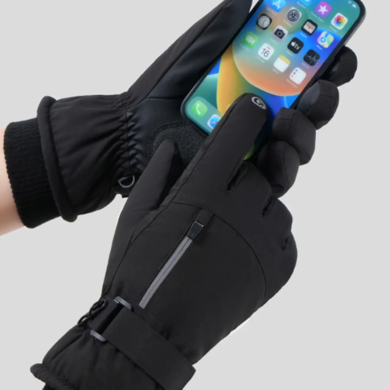 MunaWear - Gloves & Mittens - Evora – Premium Waterproof Ski Gloves With Touch Screen Capability For Outdoor Adventures - 