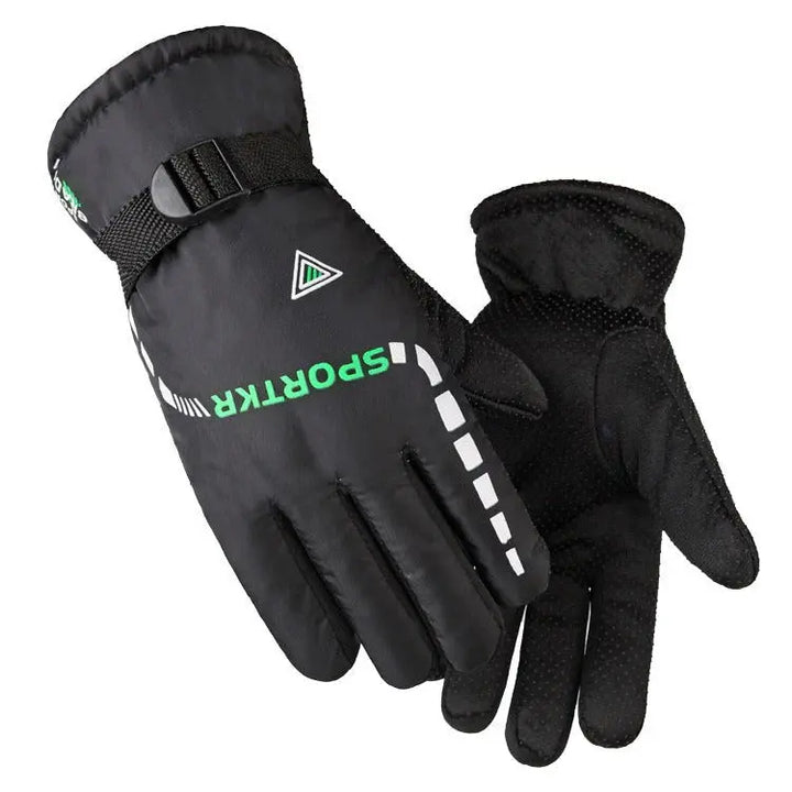 MunaWear - Gloves & Mittens - Icevale – Waterproof Winter Cycling Gloves With Antislip Grip For Outdoor Sports - 