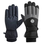 MunaWear - Gloves & Mittens - Krava – Waterproof Ski & Snowboard Gloves With Touchscreen Compatibility For Winter Sports - Black