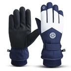 MunaWear - Gloves & Mittens - Krava – Waterproof Ski & Snowboard Gloves With Touchscreen Compatibility For Winter Sports - Blue