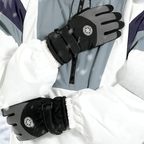 Krava – Waterproof Snowboard Gloves With Touchscreen Compatibility For Winter Sports - Black