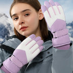 Krava – Waterproof Snowboard Gloves With Touchscreen Compatibility For Winter Sports - Purple