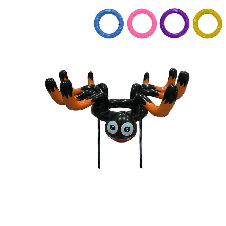 Spooky Halloween Decoration Set – Inflatable Figures & LED Accessories for Parties & Gardens 17