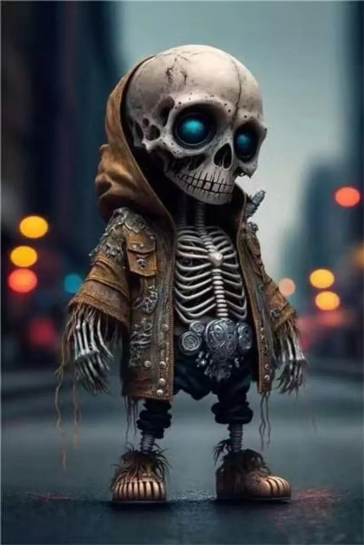 Halloween Skeleton Figure Decoration – Stylish Collectors Item for Parties & Home Décor 5