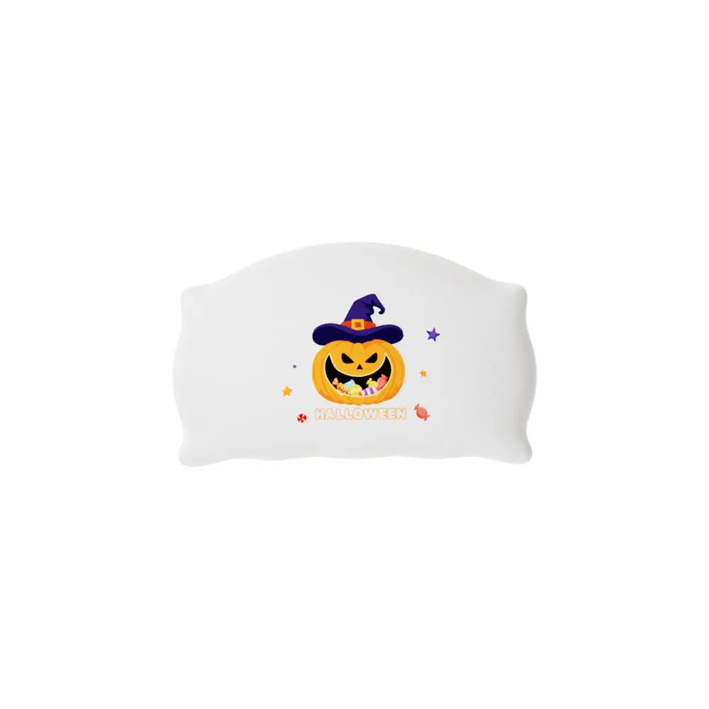 Halloween Night Light - Cute Spirit & Pumpkin LED Lamp with 3 Brightness Levels and Timer for Kids' Rooms 7