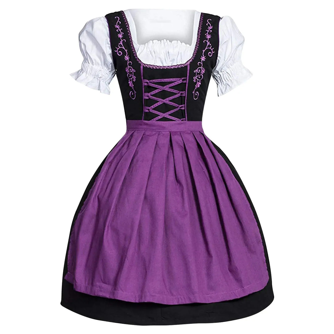 Oktoberfest Bavarian Trachten Dress – Elegant Heidi-Mode Costume – Perfect for Beer Festivals 3