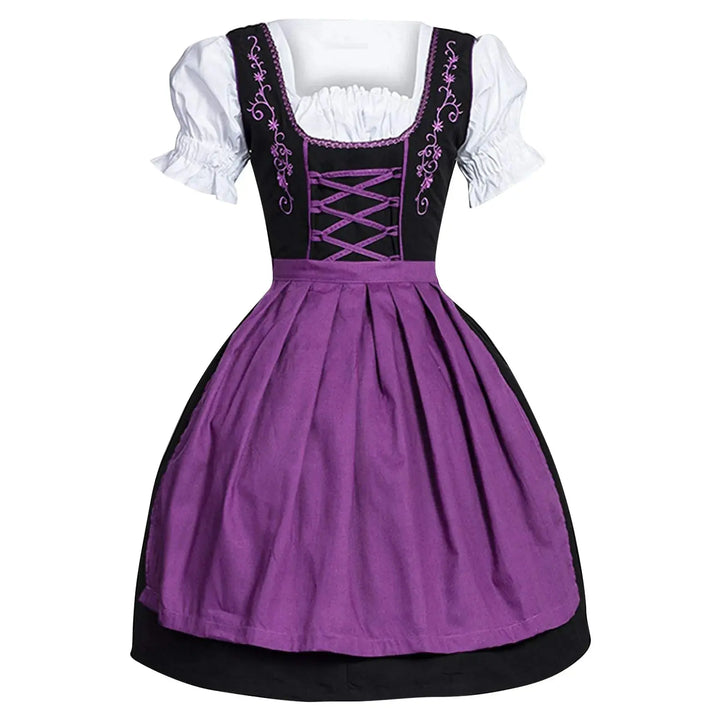 Oktoberfest Bavarian Trachten Dress – Elegant Heidi-Mode Costume – Perfect for Beer Festivals 3