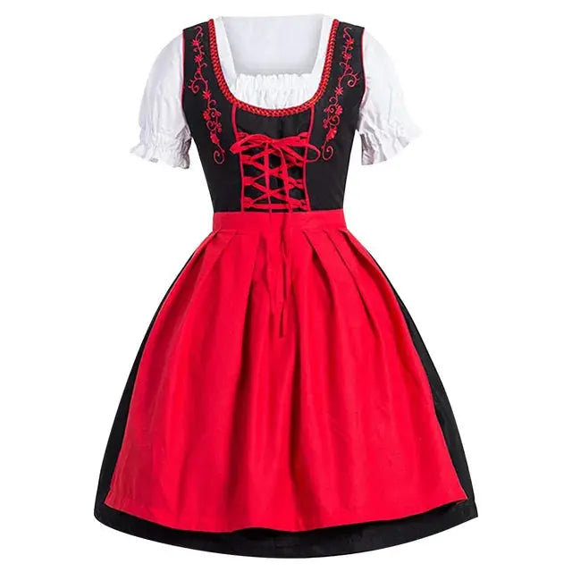 Oktoberfest Bavarian Trachten Dress – Elegant Heidi-Mode Costume – Perfect for Beer Festivals 9