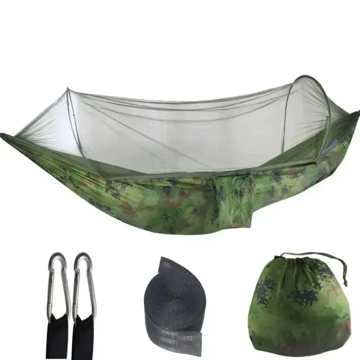 Mia – Lightweight Camping Hammock with Mosquito Net for 1-2 People, Ideal for Outdoor Adventures 10