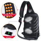 Caden - High-Quality Waterproof Crossbody Bag With USB Charging For Short Trips 2
