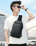 Caden - High-Quality Waterproof Crossbody Bag With USB Charging For Short Trips 5