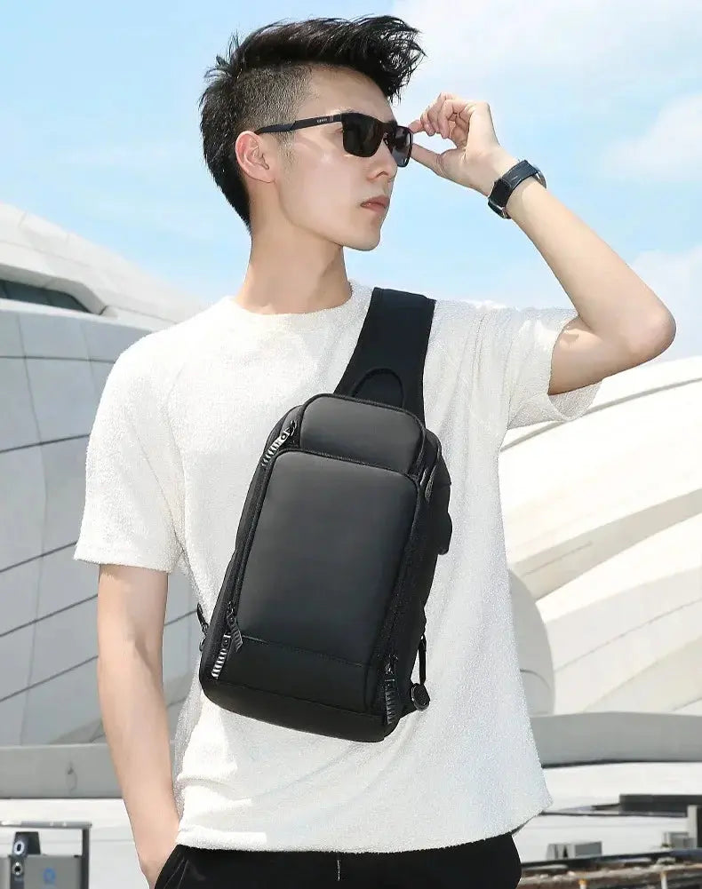 Caden - High-Quality Waterproof Crossbody Bag With USB Charging For Short Trips 5