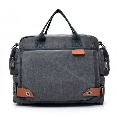 Ethan – Large Canvas Crossbody Messenger Bag for Men, Ideal for Travel and Casual Use 8