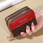 Marlow - Chic Mini Wallet With RFID Protection And Double Zipper For Everyday Use 0