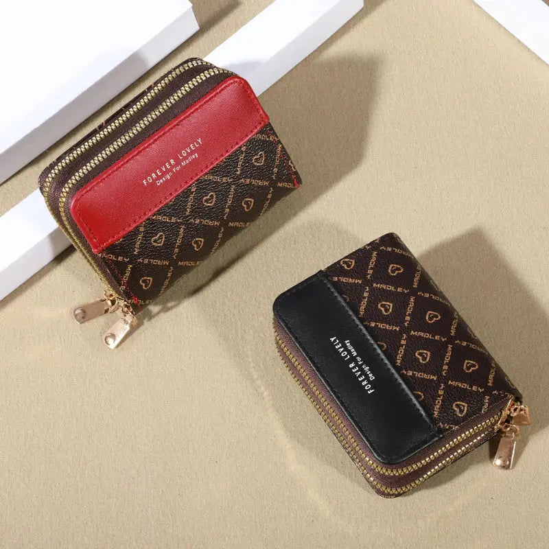 Marlow - Chic Mini Wallet With RFID Protection And Double Zipper For Everyday Use 3