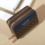 Marlow - Chic Mini Wallet With RFID Protection And Double Zipper For Everyday Use 8