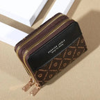 Marlow - Chic Mini Wallet With RFID Protection And Double Zipper For Everyday Use 1