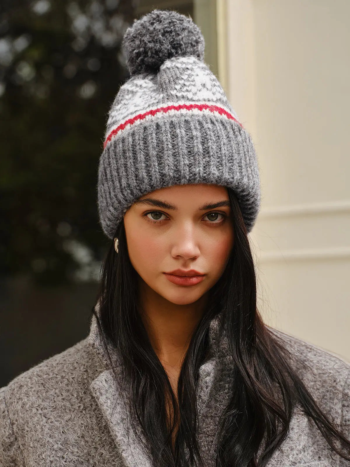 Cozy Knit Beanie – Festive Winter Accessory for Holiday Celebrations 1