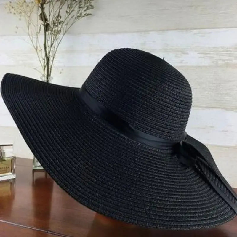 Liora - Chic Wide Brim Sun Hat With Timeless Style For Beach And Outdoor Events 2