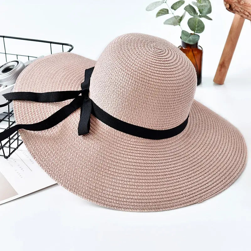 Liora - Chic Wide Brim Sun Hat With Timeless Style For Beach And Outdoor Events 4