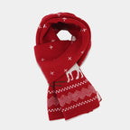 Cozy Christmas Hat, Scarf, and Gloves Set – Festive Reindeer Design for Holiday Outings 3