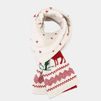 Cozy Christmas Hat, Scarf, and Gloves Set – Festive Reindeer Design for Holiday Outings 8