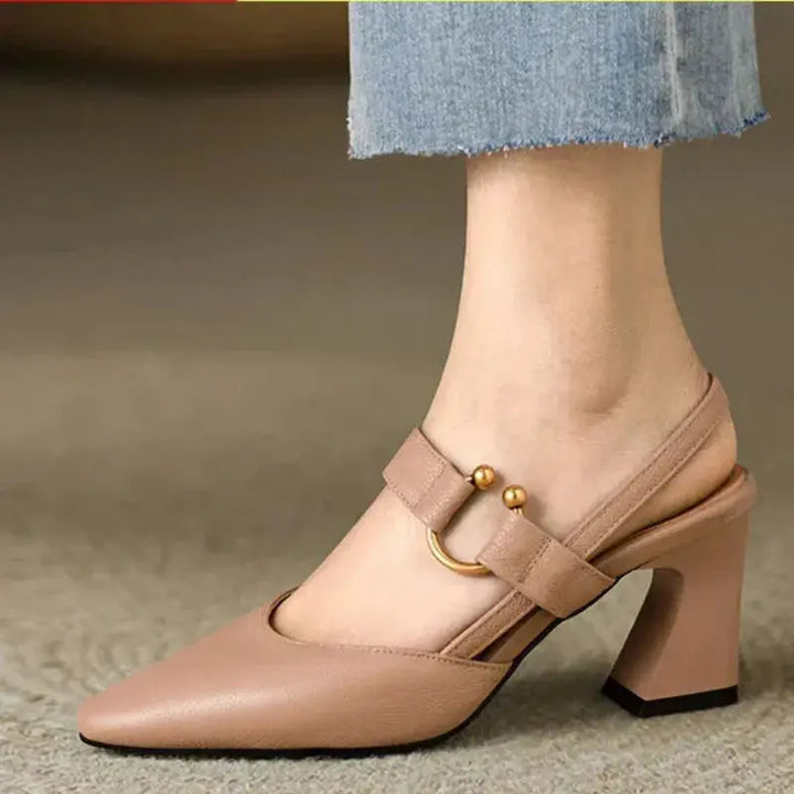 Supportive Womens Heels with Shock-Absorbing Insole for Work and Events - Comfortable and Stylish Orthopedic Footwear 4