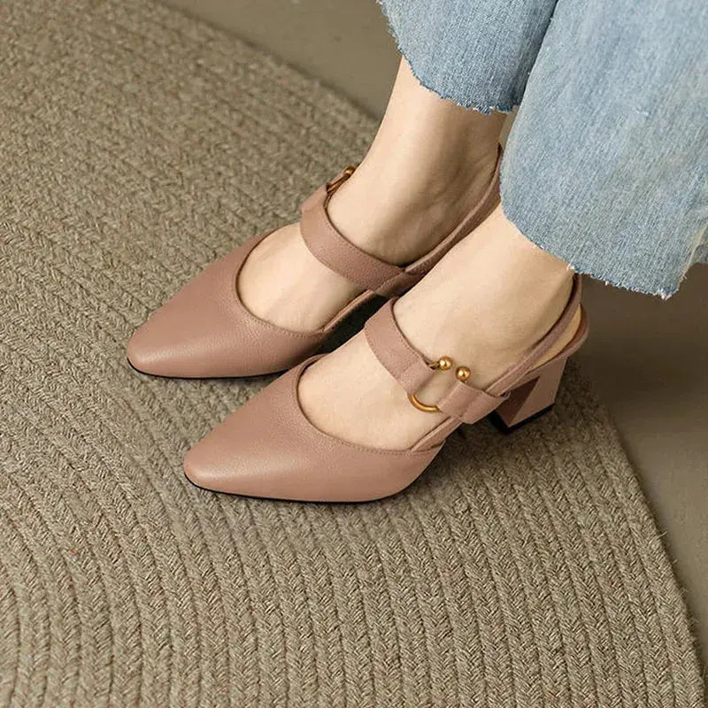 Supportive Womens Heels with Shock-Absorbing Insole for Work and Events - Comfortable and Stylish Orthopedic Footwear 5