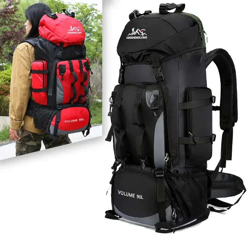 Ethan – 90L Waterproof Hiking Backpack with Adjustable Straps for Hiking, Camping & Outdoor Adventures 1