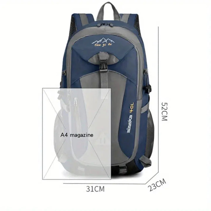Liam – 40L Outdoor Hiking Backpack for Men and Women with Large Capacity 2