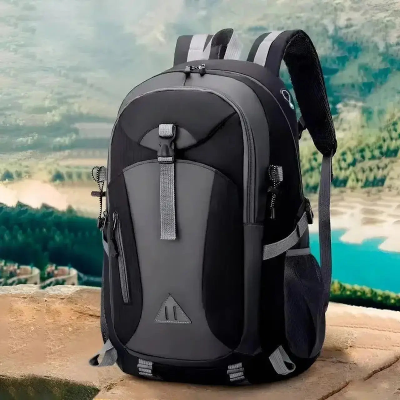 MunaWear - Hiking Backpacks - Skystride – 40L Outdoor Hiking Backpack for Men and Women with Large Capacity - 