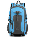 MunaWear - Hiking Backpacks - Skystride – 40L Outdoor Hiking Backpack for Men and Women with Large Capacity - Blue