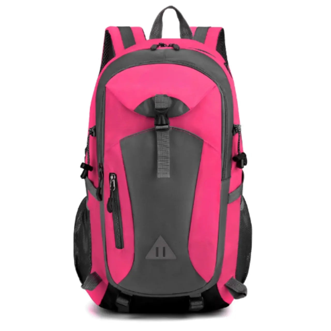 MunaWear - Hiking Backpacks - Skystride – 40L Outdoor Hiking Backpack for Men and Women with Large Capacity - Pink